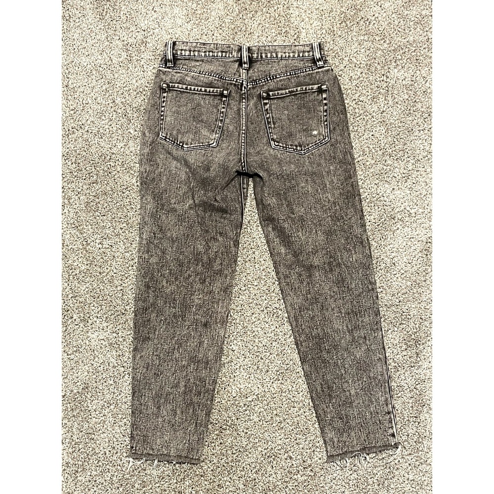 Pacsun Jeans Womens 28 Gray Distressed Fashion Zipper High Rise Grunge Y2K - Picture 2 of 10